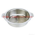 New Model Stainless Steel steamboat hot pot for hospitality equipment