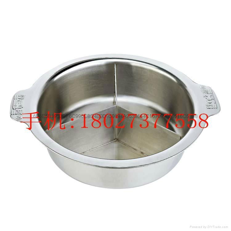 New Model Stainless Steel steamboat hot pot for hospitality equipment 3