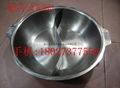 Half & Half Stainless Steel Pot Kitchen Yin Yang Dual Sided Hot Pot Cook ware 6