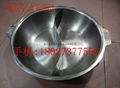 Half & Half Stainless Steel Pot Kitchen Yin Yang Dual Sided Hot Pot Cook ware