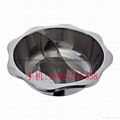 Stainless steel yin yang dual sided hot pot (manufactueres) 3