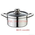 Stainless steel yin yang dual sided hot pot (manufactueres) 4