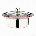 Stainless steel yin yang dual sided hot pot (manufactueres) 20