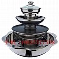 TV Advertising 4-tier pagoda steamboat mutiple sizes available 5