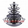 Quintuple storey combination hot pot/5-Tier Pagoda Steamboat with Grill 7