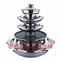 Quintuple storey combination hot pot/5-Tier Pagoda Steamboat with Grill