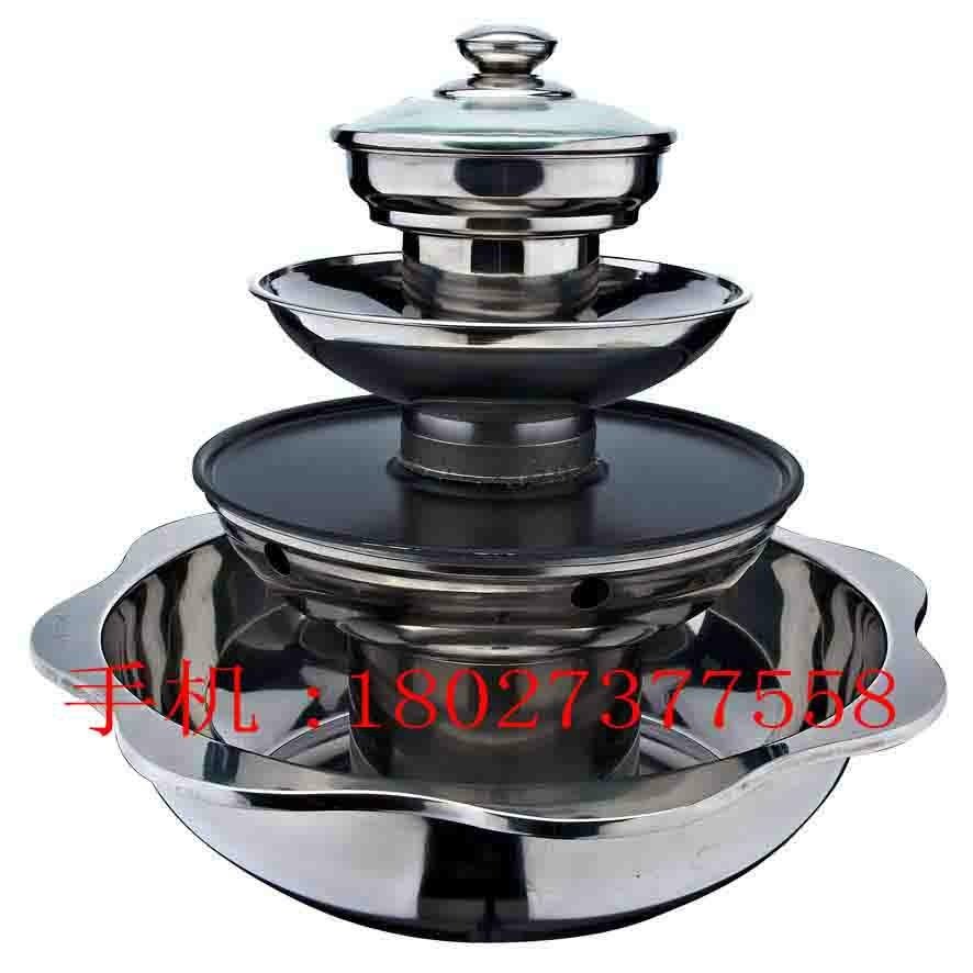 S/S Soup BBQ Steam Pot King/Soup & BBQ Steam Kitchenware Available Gas 3