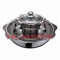 Cooking Multi storey with Yin yang hot pot Available Gas stove