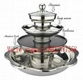 Stainless Steel Quadruple Layer Hot pot For gas stoves 4