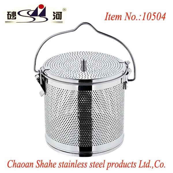 stainless steel  spice seasoning basket(manufactueres) with swing handle 3