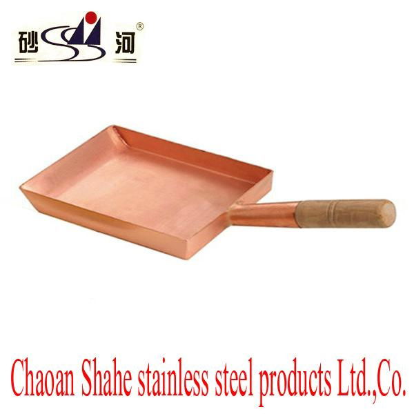 Cooking Red Copper Tamagoyaki Pan for China made