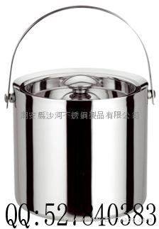 stainless steel double wall ice buckets