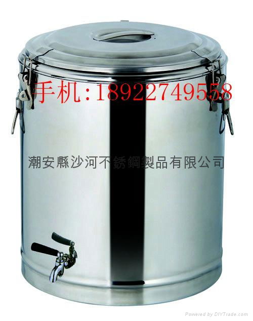 s/s lage capacity insulate heat preservation soup barrel liquid food container  4