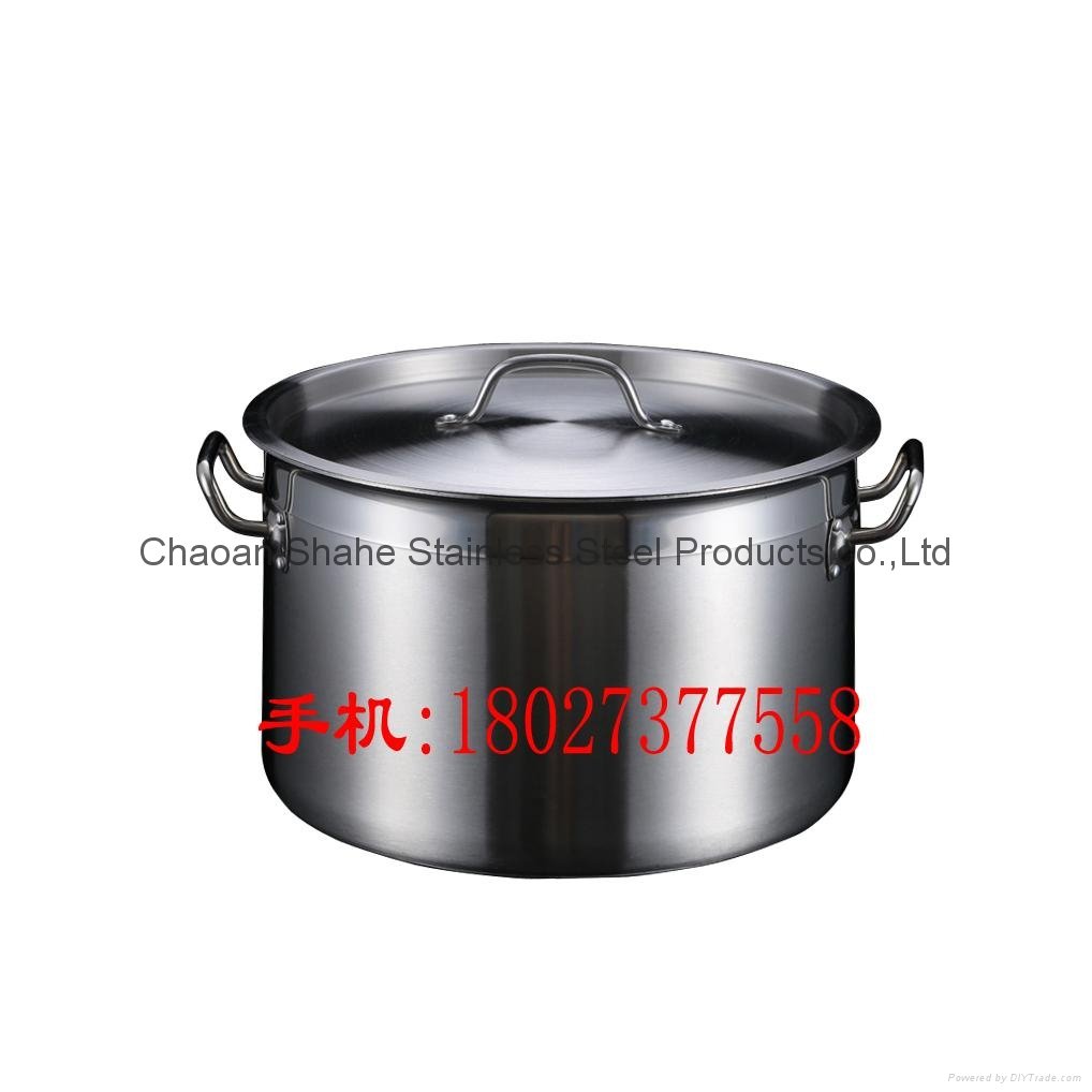 05款不锈钢复合底汤桶 电磁炉锅商用 不锈钢桶 家用复底汤锅 2