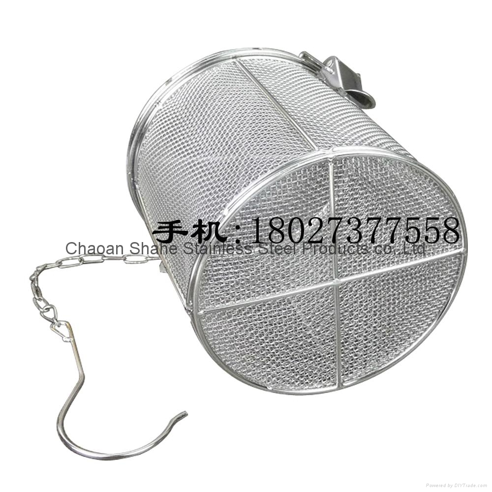 188 stainless steel soup spice ball with difficult to rust 10503