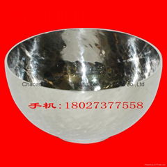 Tableware 304 Stainless Steel Hammered Soup Bowl with difficult to rust