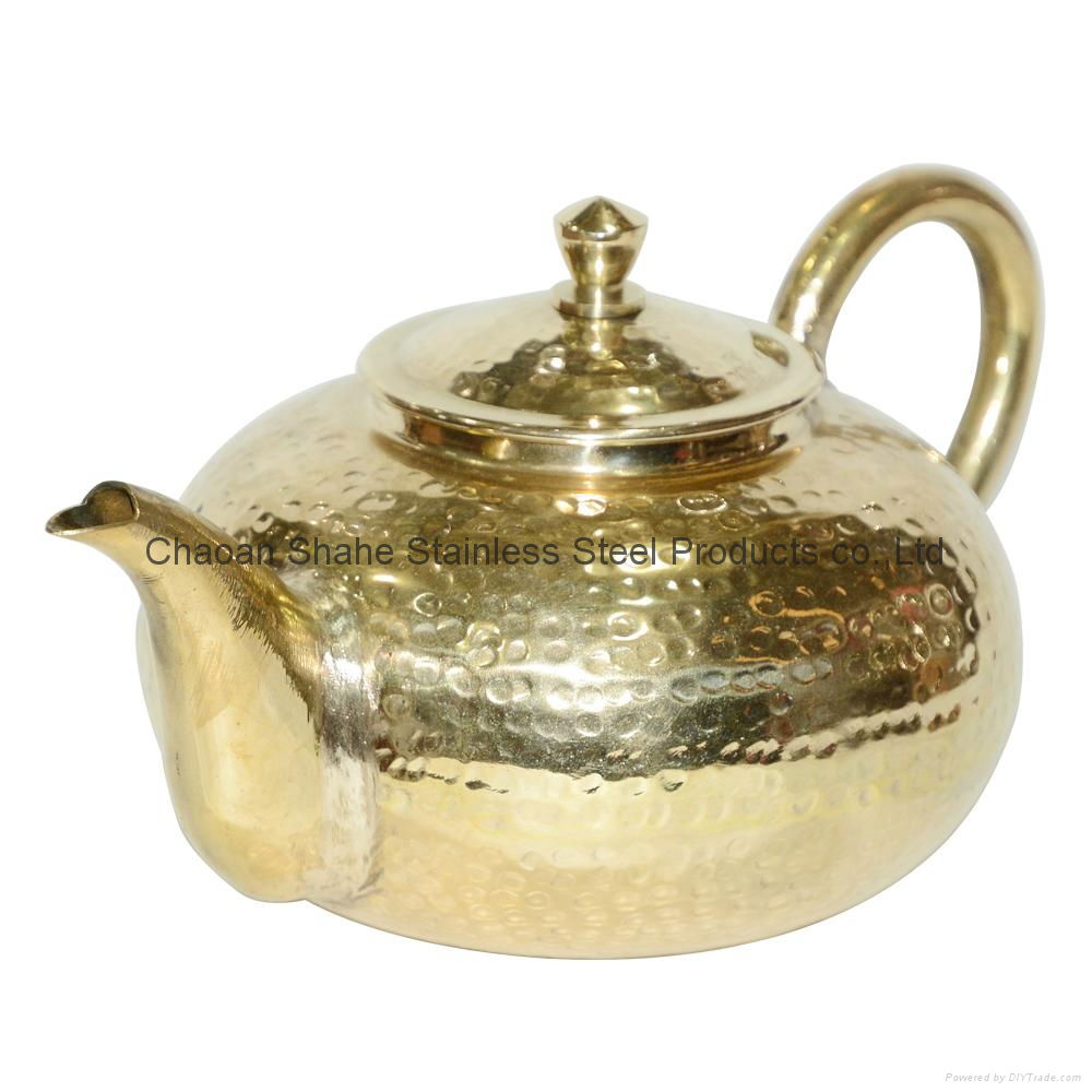 Handmade Copper Chaoshan Tea Pot