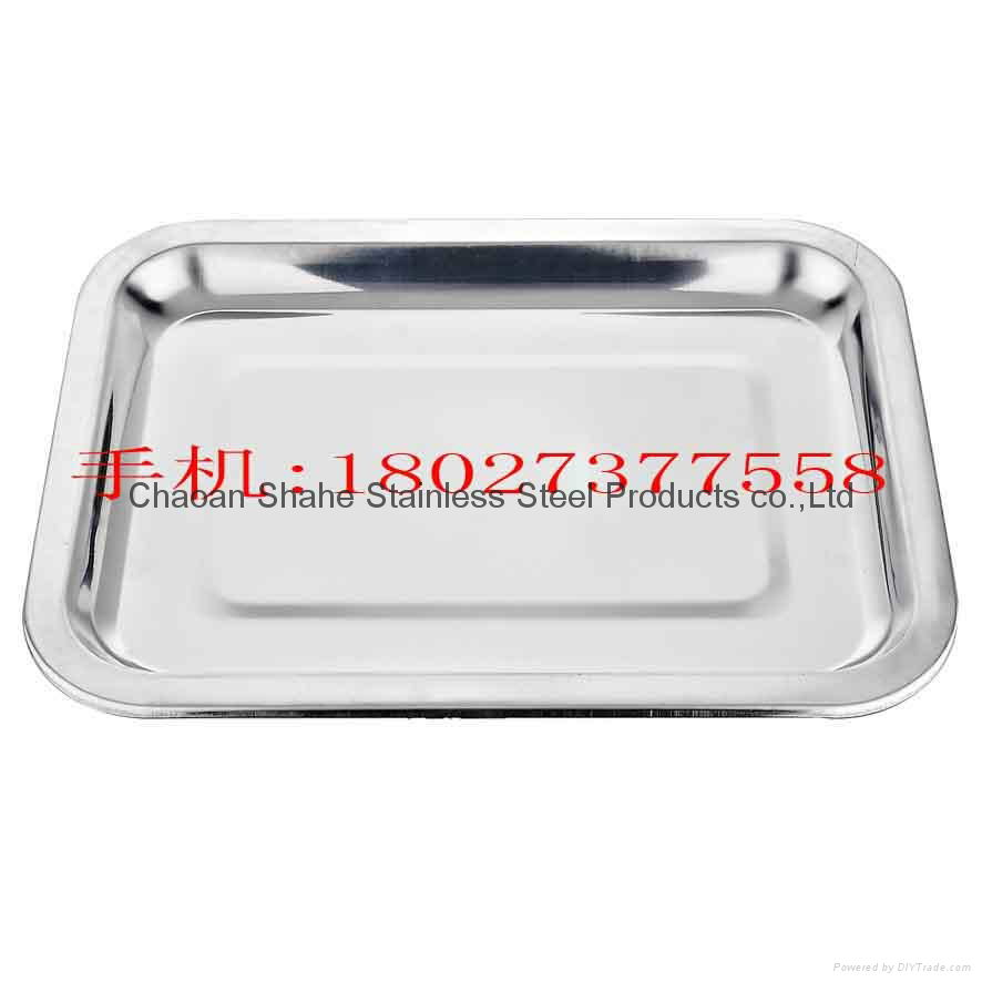 430x265x20mm Stainless Steel Rectangular Plate