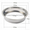 Hot pot table Matching Sinking Type stainless steel Radiant-cooker Hot Pot Ring