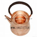 Red Copper Chaoshan Gongfu Teapot Tea Kit 2