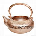 Red Copper Handmade Chaoshan Gongfu Teapot