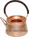 Red Copper Chaoshan Gongfu Teapot Tea Kit