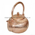 Red Copper Handmade Chaoshan Gongfu Teapot 5