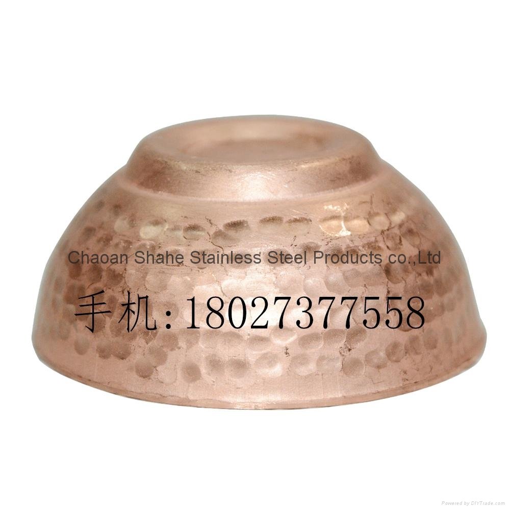 Hammer point Copper Chaoshan Gongfu Tea Cup for Leisure time Teahouse articles 4