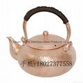 Red Copper Handmade Chaoshan Gongfu Teapot