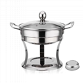 Restaurant Store Cheap Price Sell Stainless Steel hot pot with stand cookingware 1