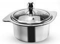 Stainless Steel Cooking Cookware Milk Pot For Cooking Even Handlebar