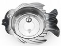 Stainless steel fish shape stock pot w/glass lid for Restaurant Hotel supplies 3