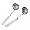 Tableware stainless steel slotted spoon soup spoon strainer ladle colander