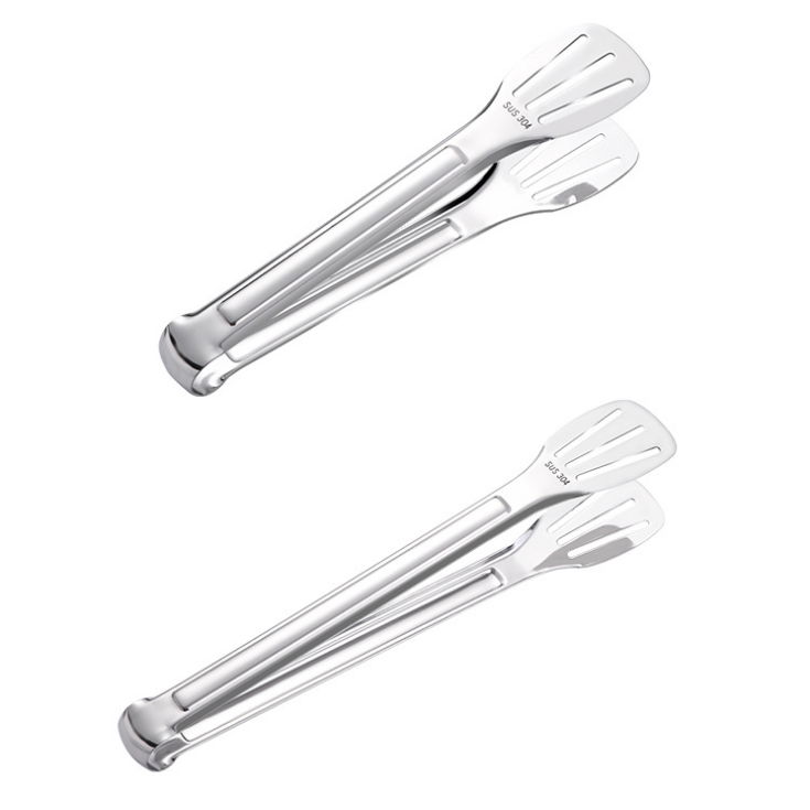 Stainless steel Food Tongs  Buffet Clips Cake Clip