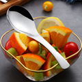 table stainless steel soup scoop 18-8 soup spoon with difficult to rust