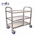 Clearing Trolley Large 95x50cm Stainless Steel Catering kitchen cart  2