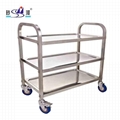 Clearing Trolley Large 95x50cm Stainless Steel Catering kitchen cart 