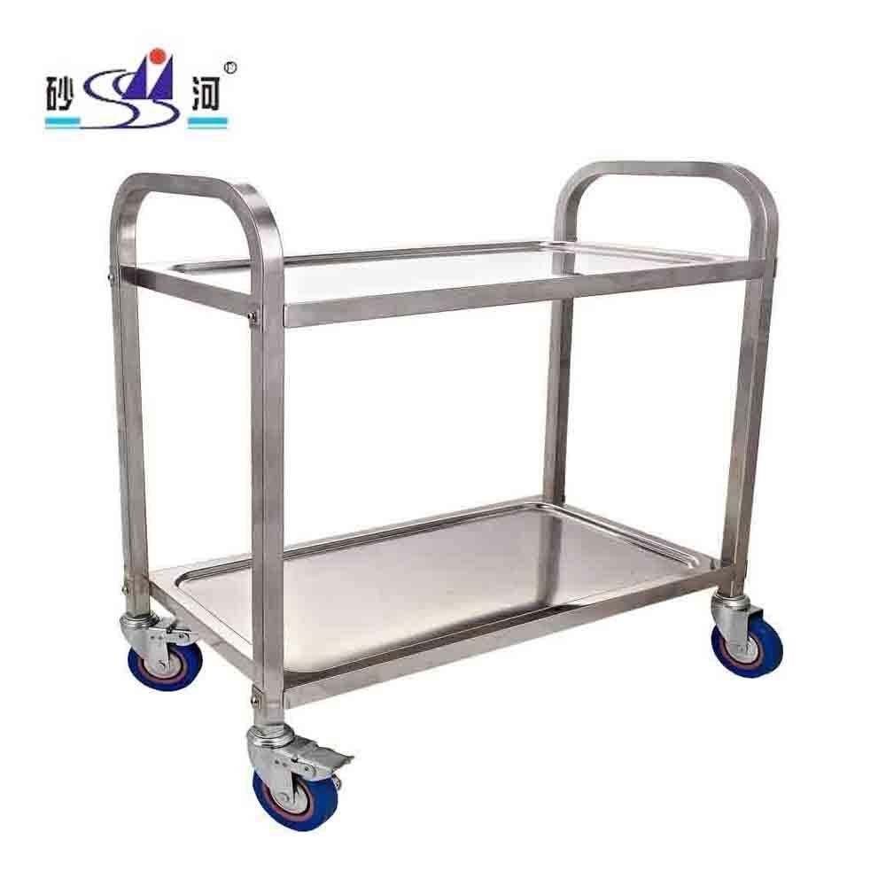 kitchen high quality stainless steel assemble dinner trolley cart Hotel Utensils 1