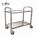 kitchen high quality stainless steel assemble dinner trolley cart Hotel Utensils