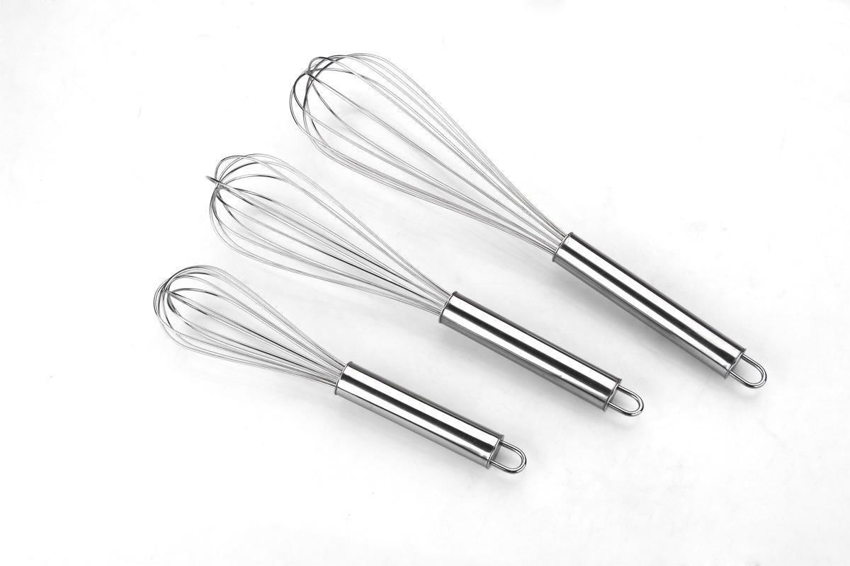 Egg Whisk With Stainless Steel Handle/ Handheld Mixer Stirring Tool/Egg beater 3