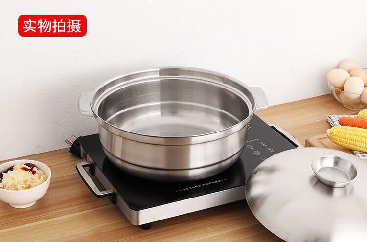 2021 Wholesale Cook ware Food Heating Pot 2 Compartment Hot Pot 5