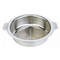 Thickness 1.5mm stainless steel two-flavor hot pot Available Induction Cooker 2