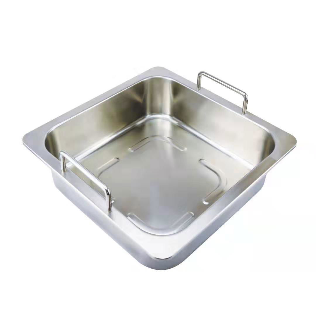 Square spicy hot pot with length 34cm, width 34cm and height 10cm weighs 1.36kg 3