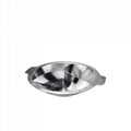 cooking tools S/S pan partition three separate hot pot for hot pot restaurant 2