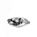 cooking tools S/S pan partition three separate hot pot for hot pot restaurant