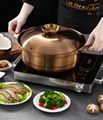 Stainless steel Coconut chicken hot pot gas stove induction cooker universal