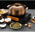 Stainless steel Coconut chicken hot pot gas stove induction cooker universal 8