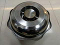 shabu pan with Barbecue & steamer 4 layer Integrated hot pot Available gas stove 6
