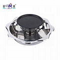 yin yang pan with BBQ grill 2 layer hot pot use for Radiant-cooker summer sales