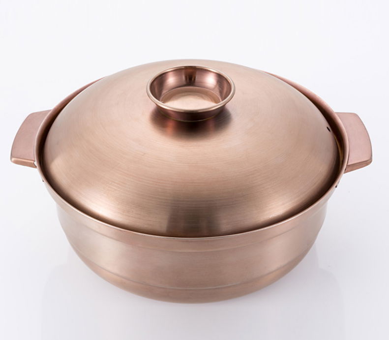 Stainless steel plain broth fire pot（fondue）small lot order available 4